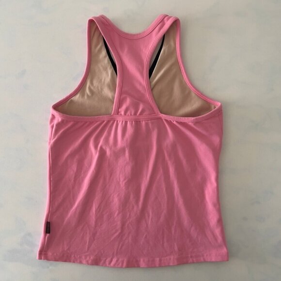 KOS USA Pink V-Neck Athletic Tank Top - Picture 2 of 5